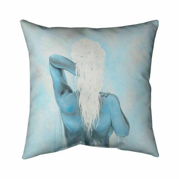 Fondo 20 x 20 in. Dreamy Woman-Double Sided Print Indoor Pillow FO2772590